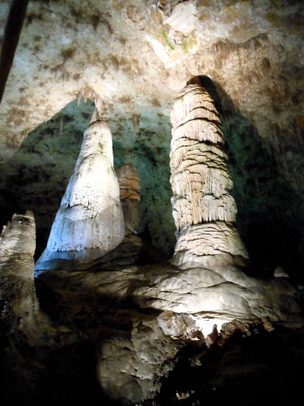 largeStalagmites